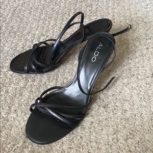 Aldo strappy heels.
